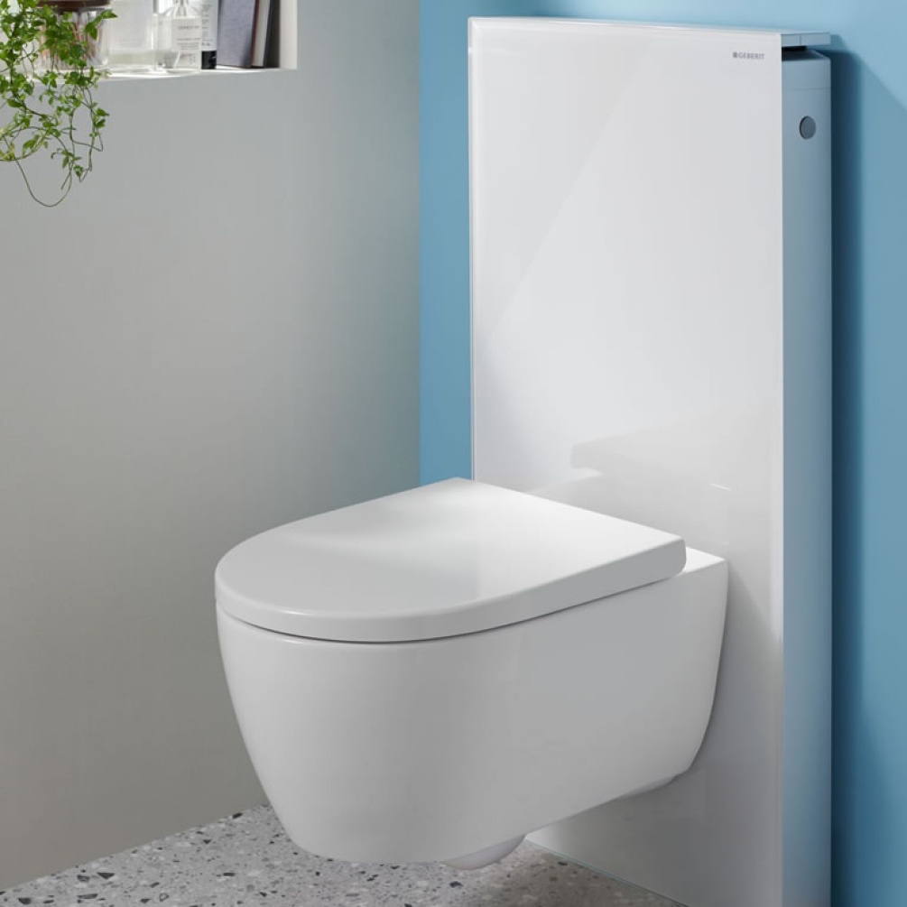 Lifestyle image of Geberit Monolith WC Frame & Cistern For Wall Hung Toilets